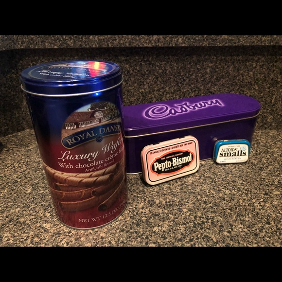 $$ SOLD$$ Collectible Tins 4 pc Group - Picture 2 of 4